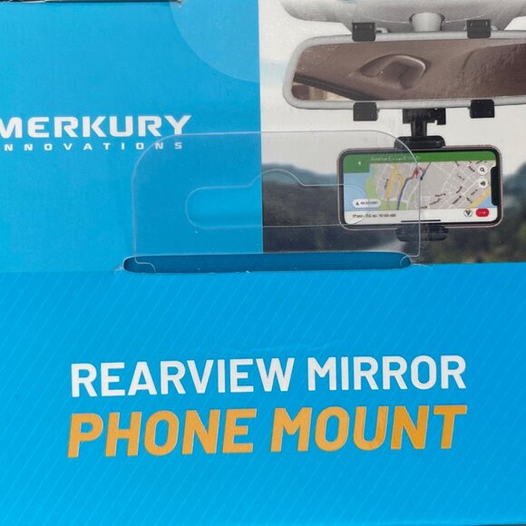 Merkury Car Rearview Mirror Phone Mount - Picture 6 of 6